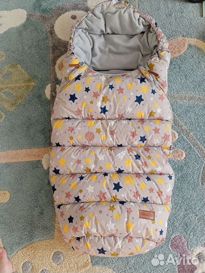 Зимний конверт в коляску mansita