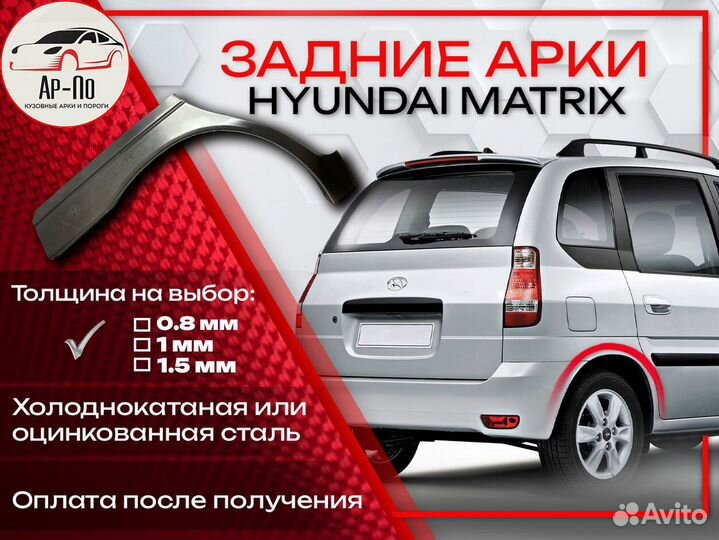 Ремонтные арки на Hyundai Matrix