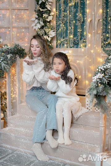 Фотосессия в студии новогодняя