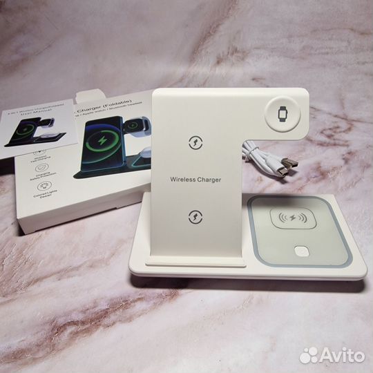 Беспроводная зарядка 3 в 1