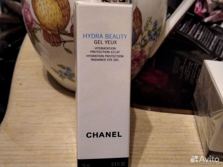 Крем chanel hydra beauty для лица и гель глаза