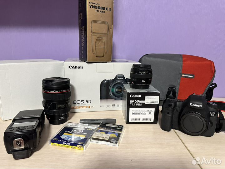 Canon 6d с объективами