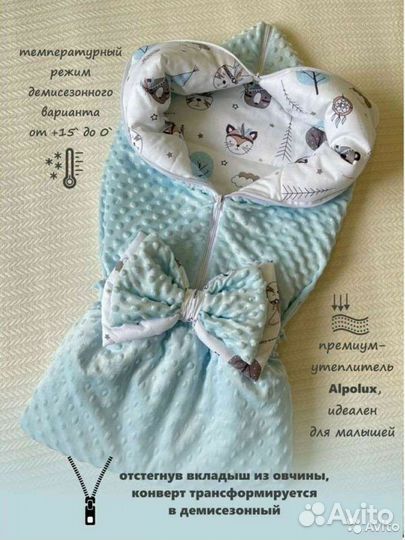 Новый конверт-одеяло на выписку