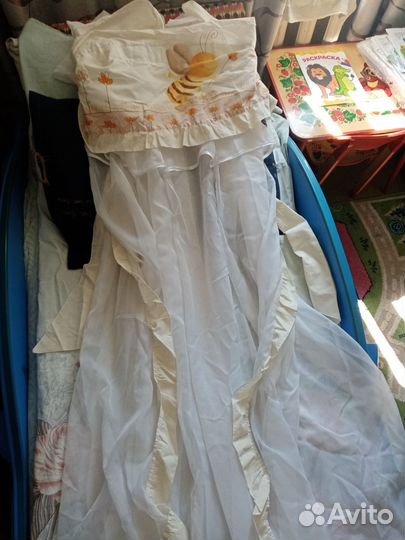 Бортики и балдахин в кроватку