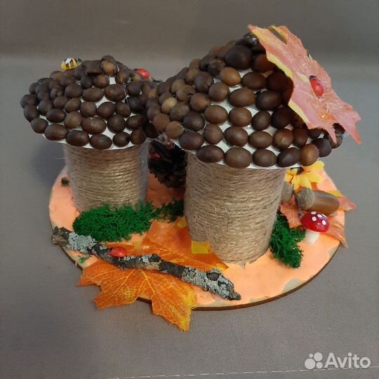 Осенняя поделка, грибы