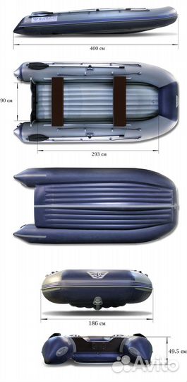 Надувная лодка Флагман 400 U новая