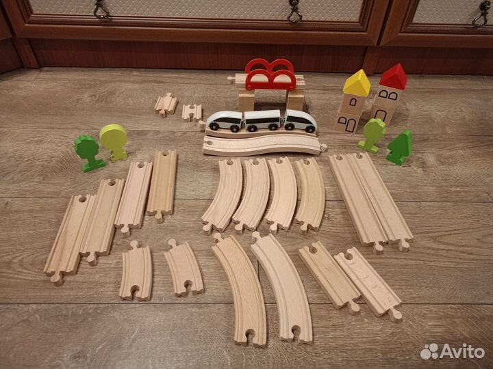 Деревянная железная дорога IKEA
