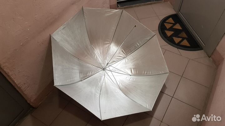 Зонт белый на просвет 125 см