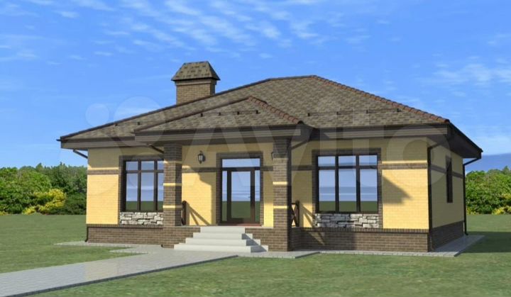 Коттедж 100 м² на участке 8 сот.