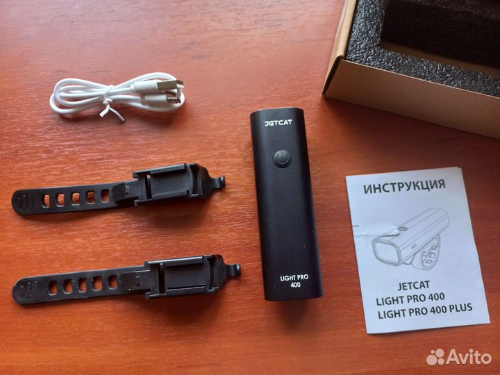 Фонарь велосипедный передний jetcat light PRO 400