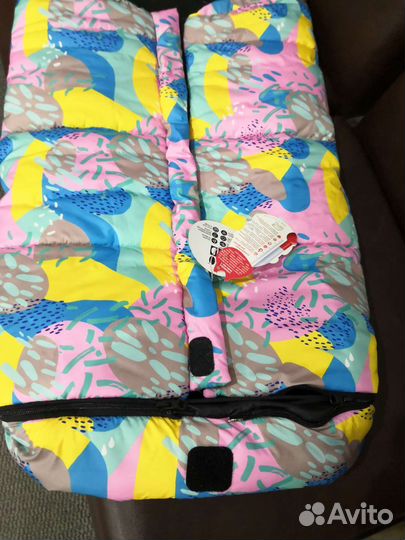 Пуховый конверт в коляску Leokid