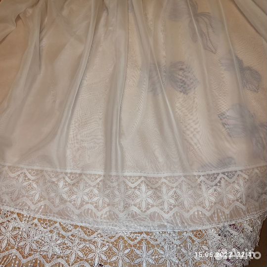 Тюль 2 шт (арка и прямой)