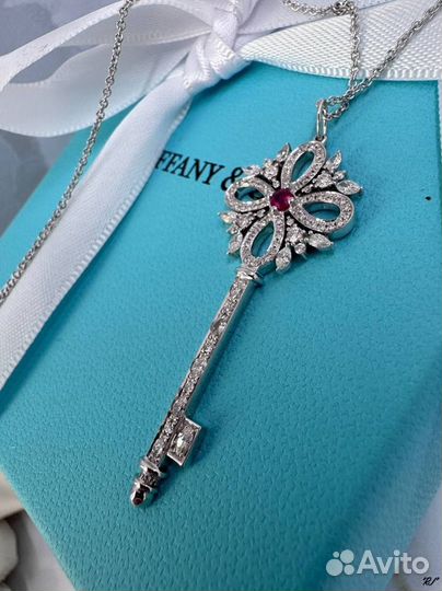 Подвеска женская Tiffany, с природным брил