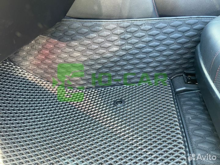 Коврики EVA 3D 3д с бортами Toyota Crown 210/220