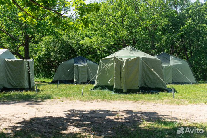 Полевая палатка армейская на 16 мест