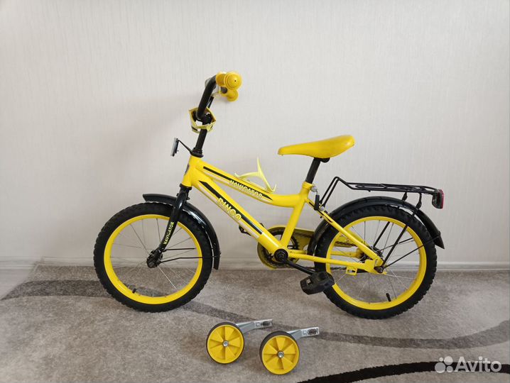 Детский 2х колёсный велосипед, колёса 16'