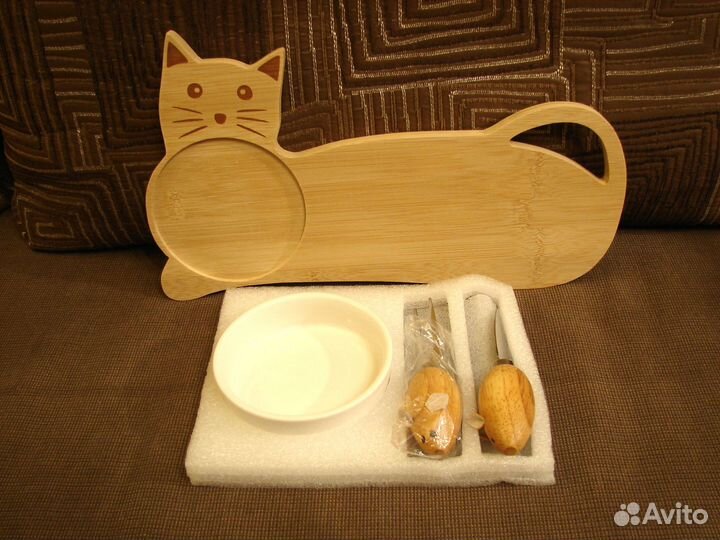 Набор для подачи сыра и закусок, 4 предмета