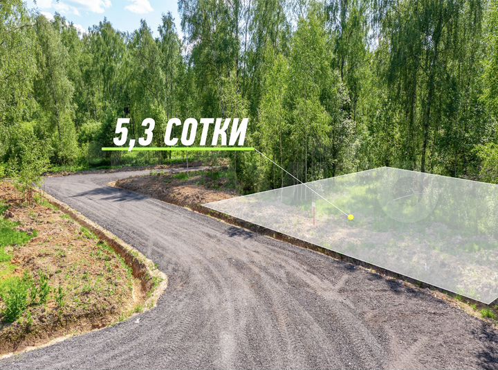Участок 5,3 сот. (ИЖС)