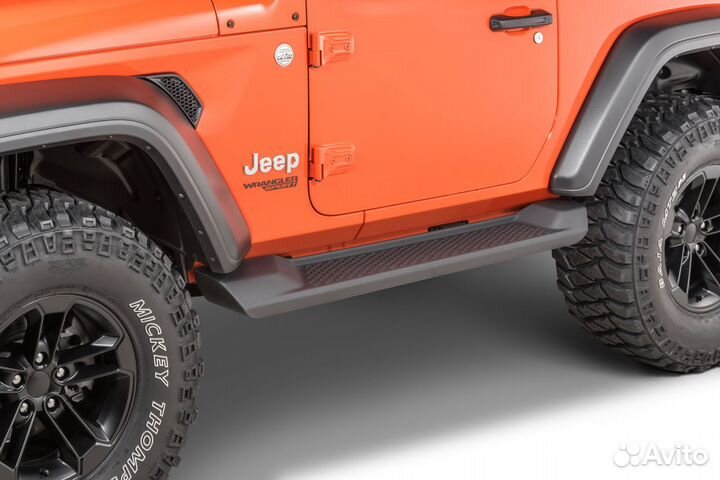 Пластиковые пороги для Wrangler JL (2 двери)