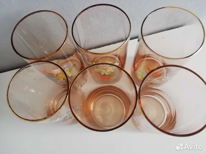 Стакан СССР с позолотой. Хрусталь СССР