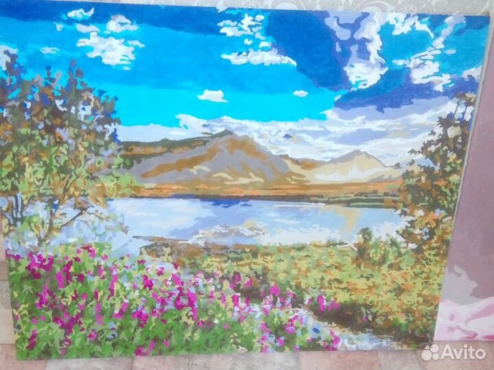 Готовые картины по номерам