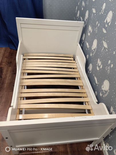 Растущая кровать с матрасом детская Икеа