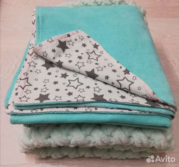 Детский пледик новый / конверт для выписки