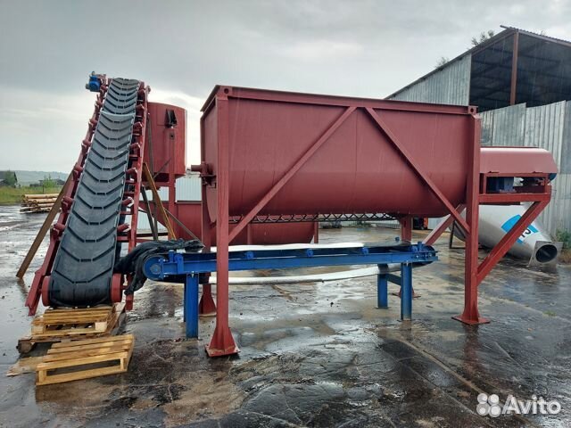 Горизонтальный смеситель сыпучих и влажных смесей