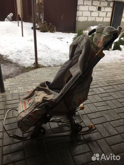 Санки коляска детская