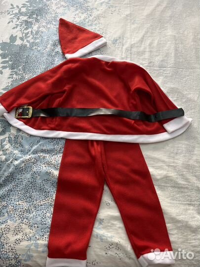 Маскарадный новогодний костюм Деда мороза 110-116