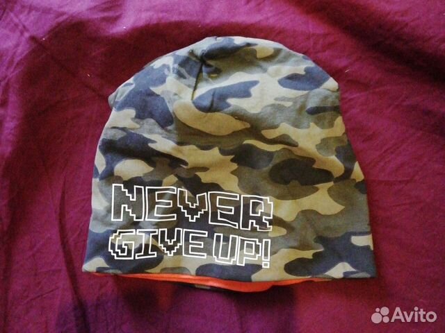 Детская тонкая шапочка хлопок