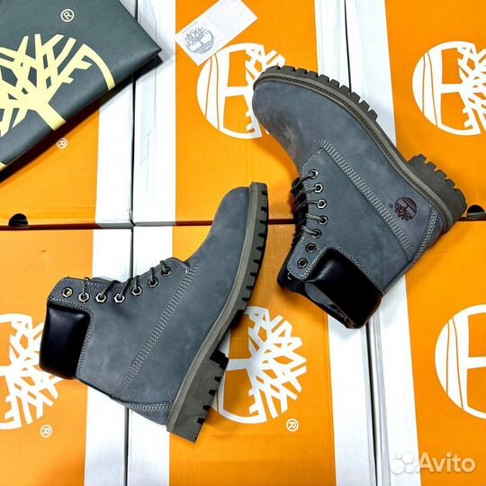 Оригинал Timberland 6 inch clay grey whater proof