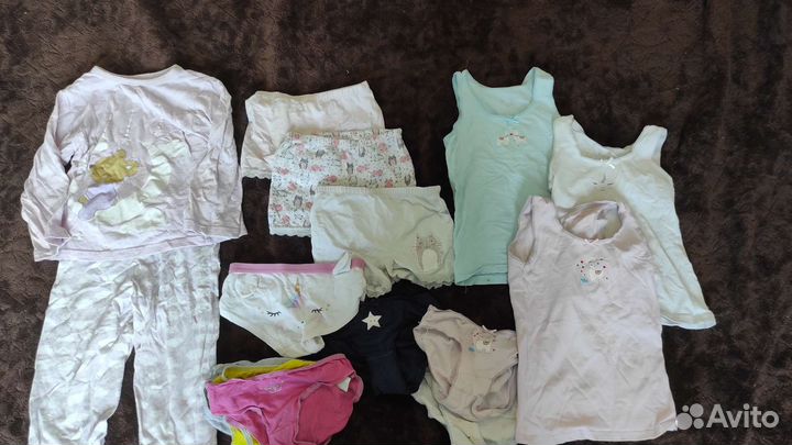 Вещи пакетом на девочку 98-104 р-р