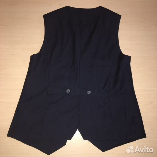 Жилет школьный синий для мальчика 158