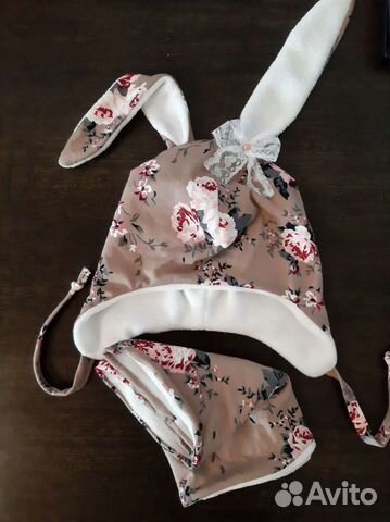 Комплект демисезонный шапка и снуд