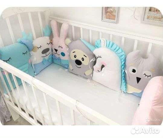 Бортики в кроватку