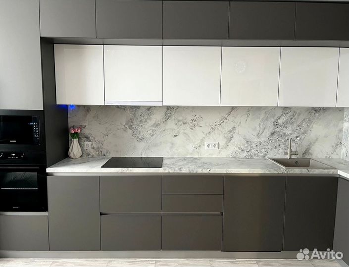 Угловая кухня с мдф фасадами