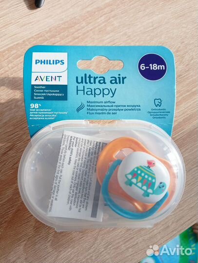 Пустышка avent 6 18