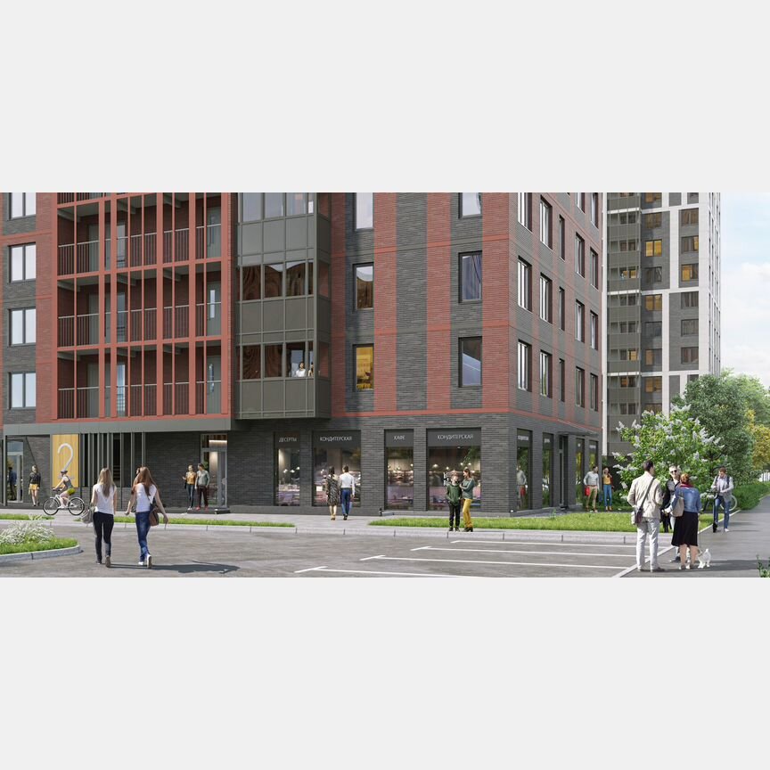 1-к. квартира, 42,1 м², 8/24 эт.
