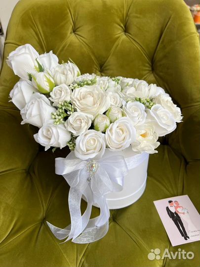 Букеты из мыльных цветов