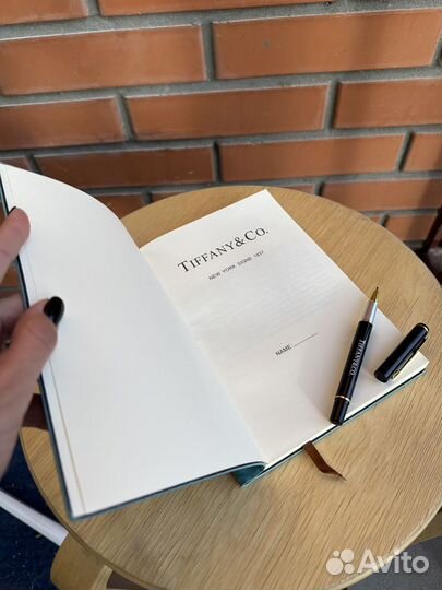 Замшевый блокнот для записей Tiffany & Co