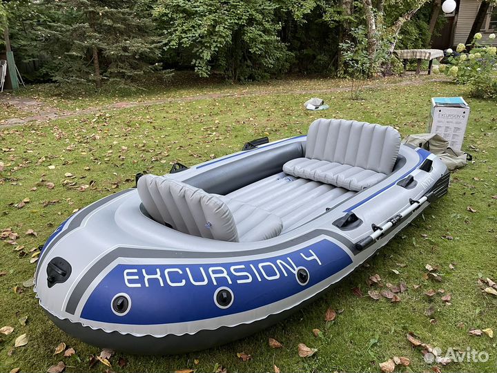 Надувная лодка intex Excursion 4