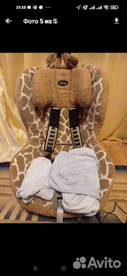 Детское автокресло Romer king plus жираф