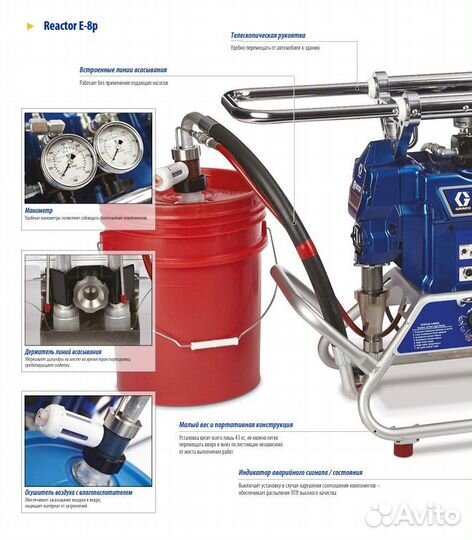 Установка напыления ппу Graco