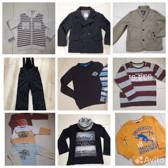 Брендовые вещи пакетом на мальчика 122-128