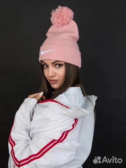 Шапка вязанная женская nike
