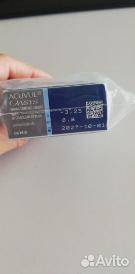 Линзы контактные acuvue oasys двухнедельные