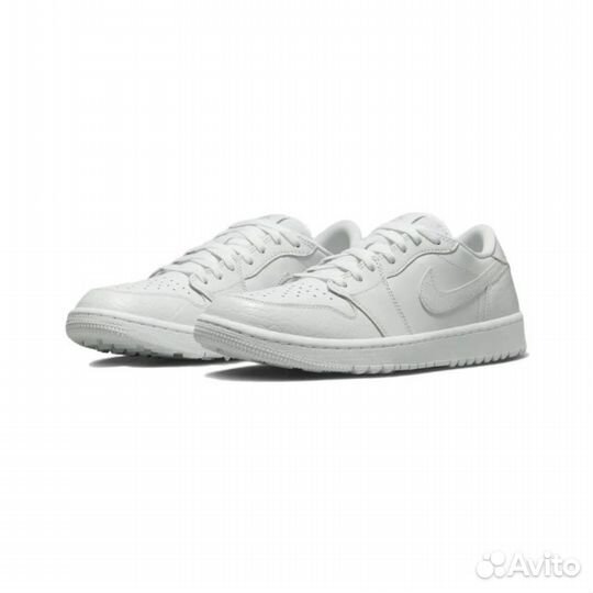 Кроссовки Air Jordan 1 Low Golf White Croc