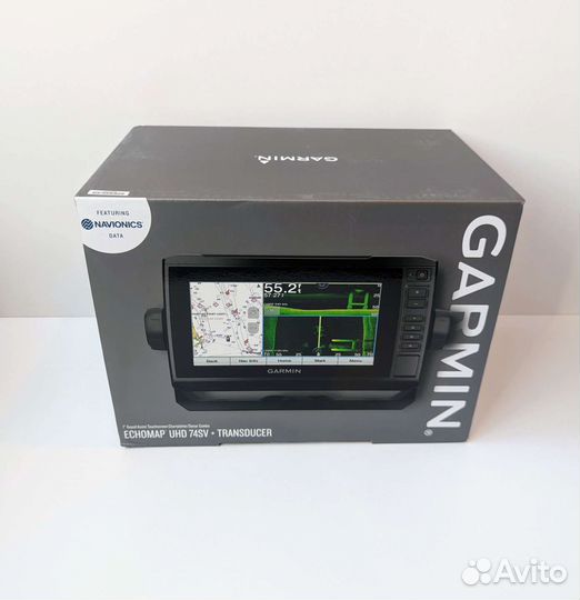 Эхолот картплоттер Garmin Echomap 74sv с GT54