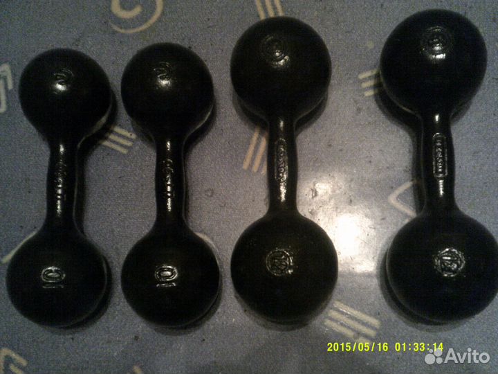 Гантели заводские:10кг,8кг,5кг,4кг,3кг,1,5кг